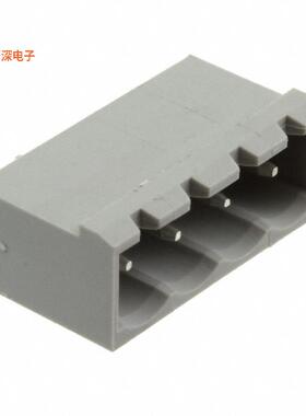 5433037 |接头，公引脚，带罩（4 面）TERM BLOCK HDR 4POS 5MM