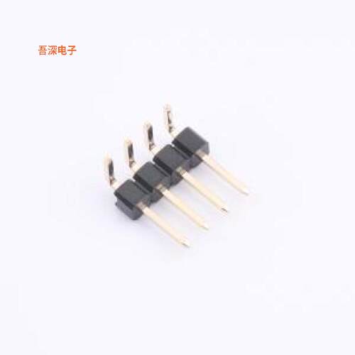 61300411021 |斜角针座排针弯插,P=2.54mm