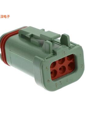 DT16-6S-KP01 |PLG, 6P, GRN, EPLG, 6P, GRN, E