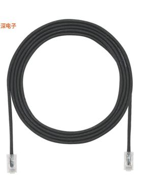 UTP28CH12MBL |圆形线缆CABLE MOD 8P8C PLUG-PLUG 39.37'