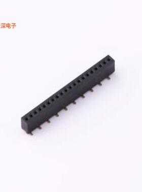 ZX-PM1.27-1-20PU-W |原装SMD,P=1.27mm(交错脚)排母