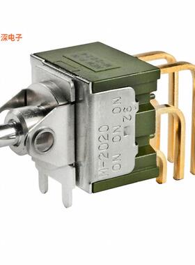 M2024TXG45 |通孔，直角，垂直SWITCH ROCKER SP3T 0.4VA 28V