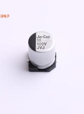 JVJ100V10M6X8|原装SMD,D6.3xL7.7mm贴片型铝电