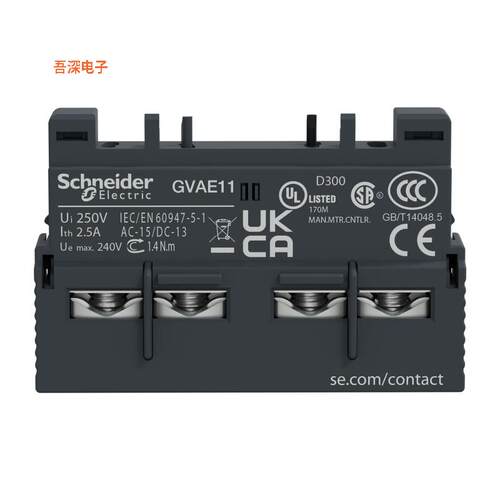 GVAE11 |原装全新TESYS AUXILIARY N/O N/C TOP