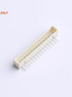 A125F1W1-2W15P41 |线对板针座MX1.25 1x15P 弯插