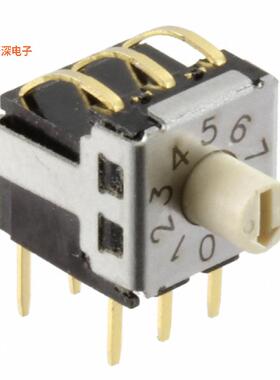A6KV-102RS |BCDSWITCH ROTARY DIP BCD 0.025A 24V