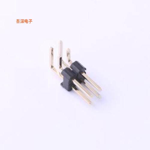 DZ254W-22-04-69 |排针排针2x2P 间距:2.54mm 方针 弯插