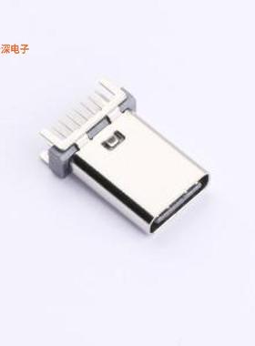 TYPE-C-31-D-18A |16PIN加高插件式TYPE-C母座USB插件