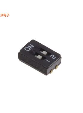 DHS 902-J |SPSTDUAL-IN-LINE SWITCH, HALF-PITCH-