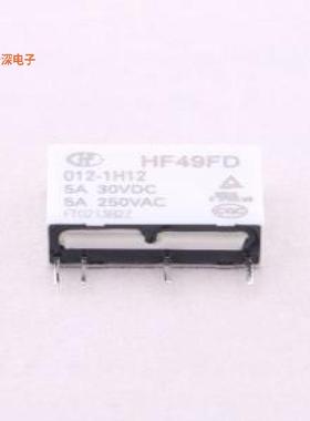 HF49FD/012-1H12 |原装SIP,5x20mm功率继电器