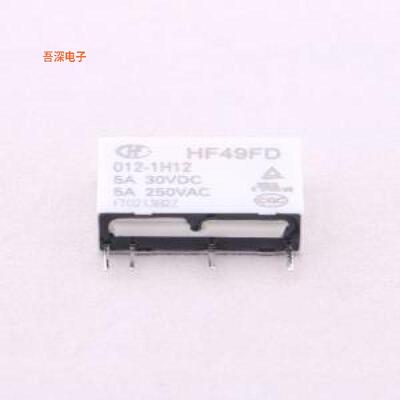 HF49FD/012-1H12 |原装SIP,5x20mm功率继电器