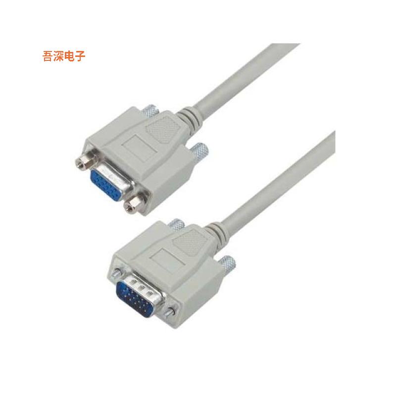 CHD15MF-10 |插座，母型插口CABLE HD15M/F MOLDED 10'
