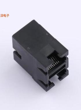 RC02700 |无灯全塑 2*1以太网(RJ45 RJ11)插件
