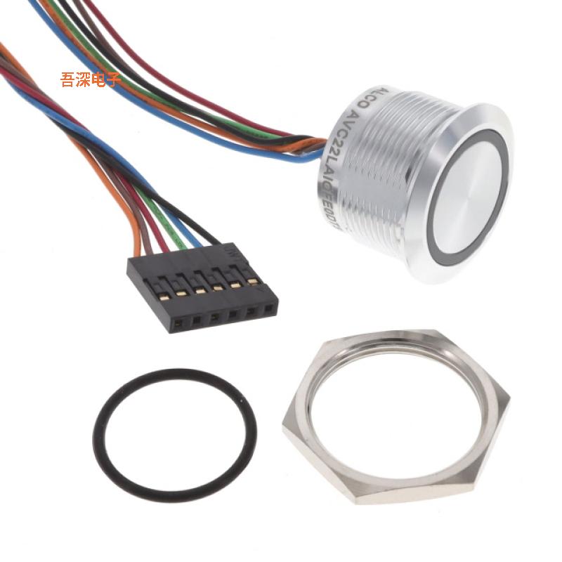 AVC22LAIOFE0DT5A04 |前面板安装SWITCH PUSHBUTTON SPST 1A