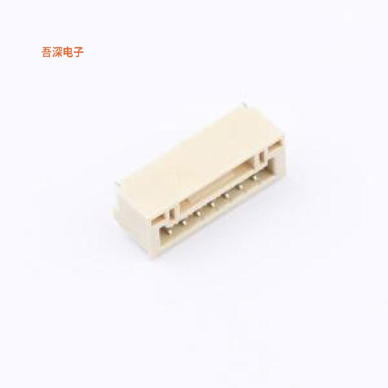 ZX-GH1.25-7PWT |线对板针座1x7P 间距:1.25mm 卧贴 系列:GH