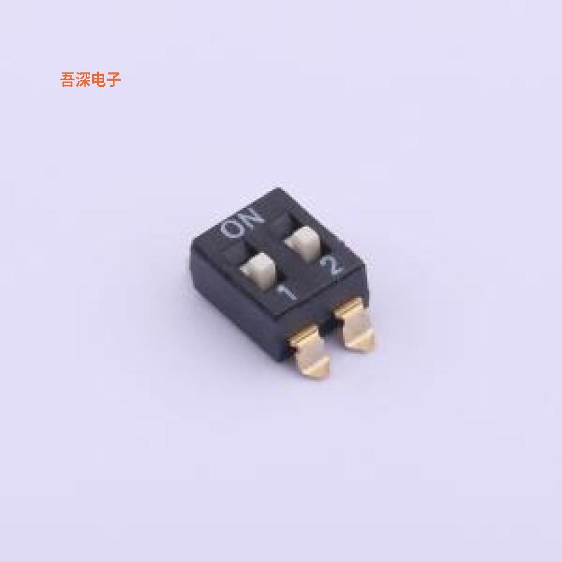 TSD102EZ |拨码黑色2位PIN数 2.54拨码