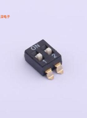 TSD102EZ |拨码黑色2位PIN数 2.54拨码
