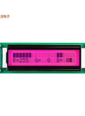 MD22005A6W-FPTLRGB |40.0DISPLAY, 2x20 COB LCD,  Black on