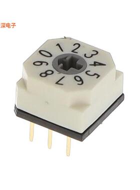 CRE10ROTM1C |BCDSWITCH ROTARY DIP BCD 0.15A 42V