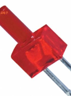 XLUR13D |红色 RED DIFFUSED FLAT TOP T/H