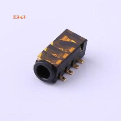 PJ-393 8PJ |8脚贴片金 带膜音频(耳机)SMD