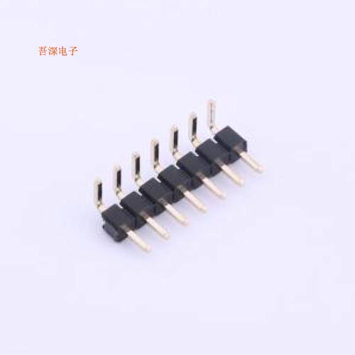 CS-1110-1*7(L11.5) |排针 PBT/黑排针弯插,P=2.54mm