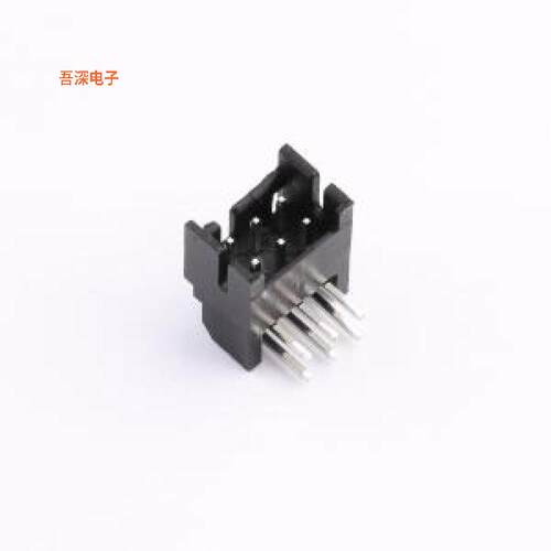 HX20012-6WA black |配套：HX20012-6Y线对板针座弯插,P=2mm