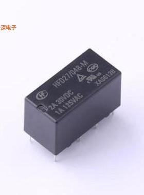 HFD27/048-M |原装DIP,10.2x20.2mm功率继电器