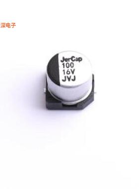 JVJ16V100M6x5|原装SMD,D6.3xL5.4mm贴片型铝电