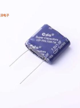 CZP-7R5L105R-TW 7.5V1.0F |原装插件,P=13.5mm