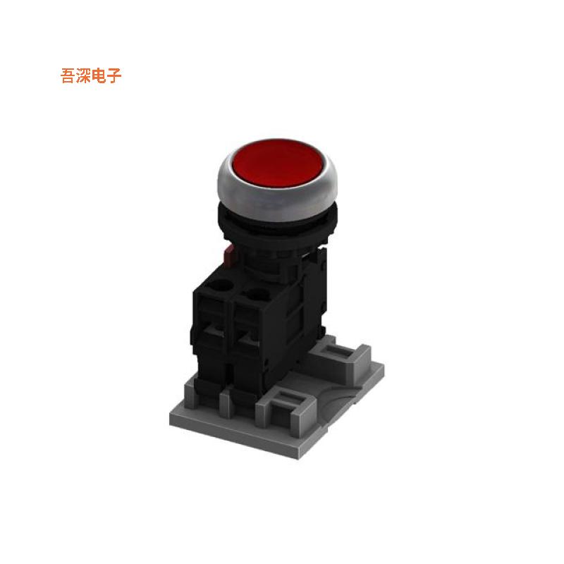 M22FP-ASB01-R |前面板安装FLAT PB-ALT-1B-RED