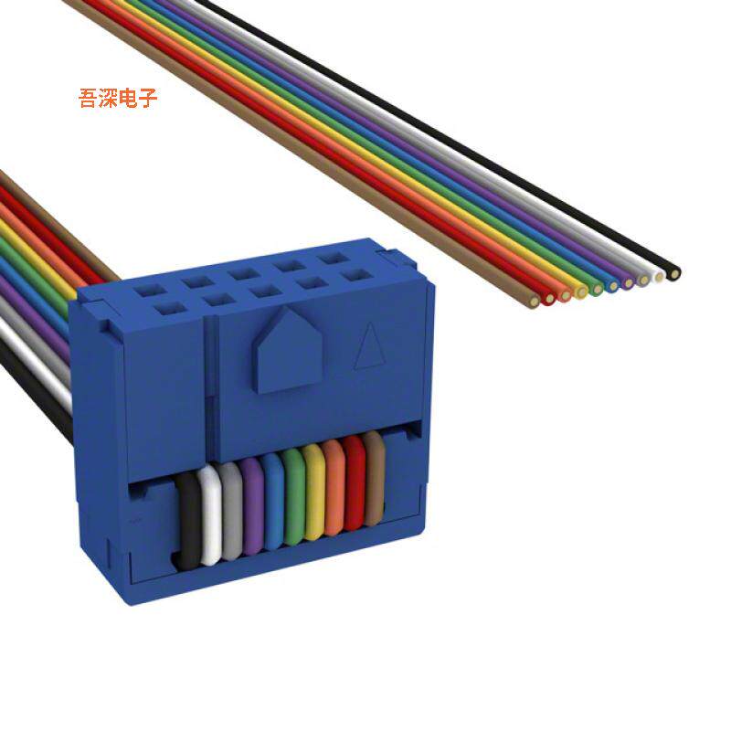 C1DXS-1036M |插口至线缆IDC CABLE - CKR10S/AE10M/X