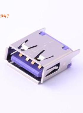 916-252A1172Y10210 |USB大电流直脚有边铜壳PBT/5A