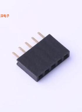 DW254R-11-05-85 |排母2.54排母间距:2.54mm 1x5P 直插