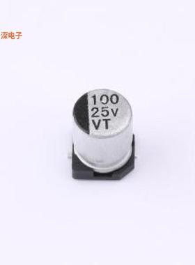 100UF25V6.3x7.7VT |贴片型铝电解105℃ 2000hrs