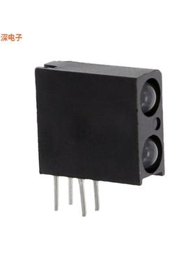 5530711100F |绿色，红色（x 2） CBI 3MM BI-LVL GRN/RED RA