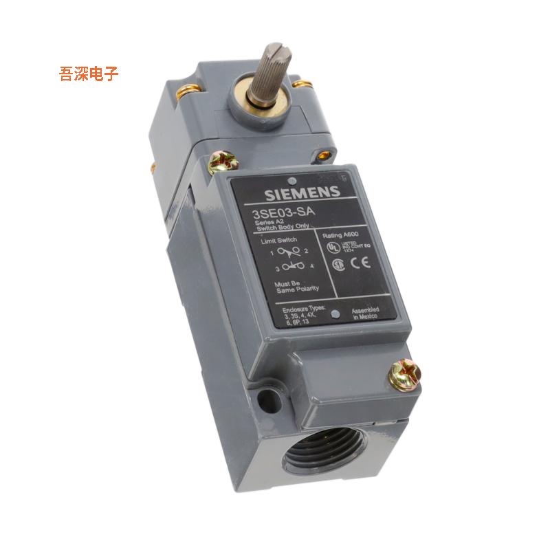 3SE03AM1 |DPST-NO/NCSWITCH LIMIT SIDE ROTARY