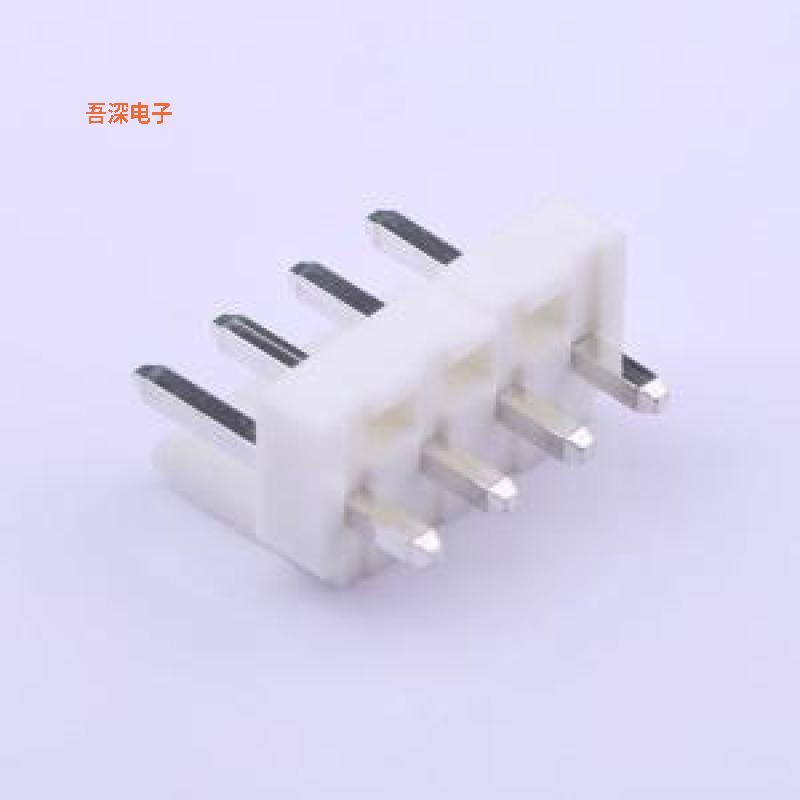 X9396WV-04-N0SN |180度,04P线对板针座插件,P=3.96mm