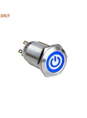 MPI005O28LSBL12 |前面板安装SWITCH PB SPCO ILLUM BLU SS