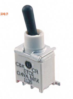 ET01M3D1SAPE |表面贴装，直角SWITCH TOGGLE SPDT 0.4VA 20V