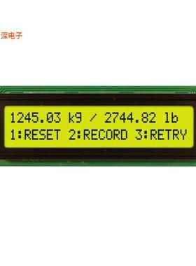 NHD-0224BZ-FL-GBW |48.0LCD MOD 48DIG 24X2 TRANS YLW/GRN