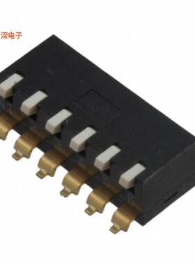 A6SR-6104 |SPSTSWITCH PIANO DIP SPST 0.025A 24V