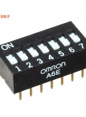 A6E-7101-N |SPSTSWITCH SLIDE DIP SPST 0.025A 24V