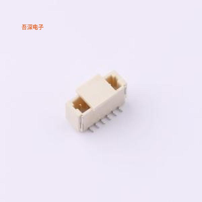 D100F1L1-2W6P43 |SH1.0 1x6P 立贴线对板针座SMD,P=1mm
