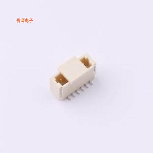 D100F1L1-2W6P43 |SH1.0 1x6P 立贴线对板针座SMD,P=1mm