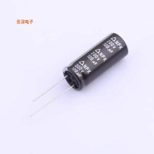 NFK200V100M12.5*30 LO |原装插件,D12.5xL30mm直插铝电解电容