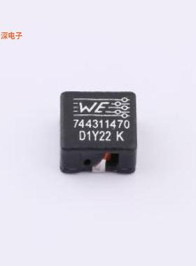 744311470 |原装SMD,6.9x7mmFIXED IND 4.7UH 6A 19.5 MOHM SMD