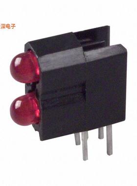 5680F1_1 |红色（x 2） CBI 3MM BI-LVL RED RA