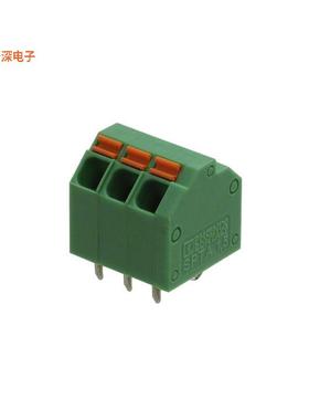 1751480 |原装全新TERM BLOCK 3POS 45DEG 3.81MM PCB