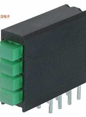 5680122222F |绿色（x 4） CBI 4.2X2MM QUAD GREEN RA